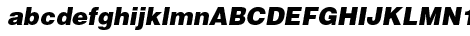 Helvetica Black Oblique