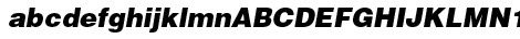 No.136/Helvetica Black Oblique